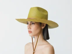 Llano Frayed Texas Long Brim With Adjustable Leather Band