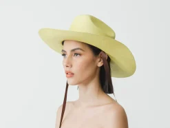 Llano Texas Long Brim With Ribbon and Leather Band
