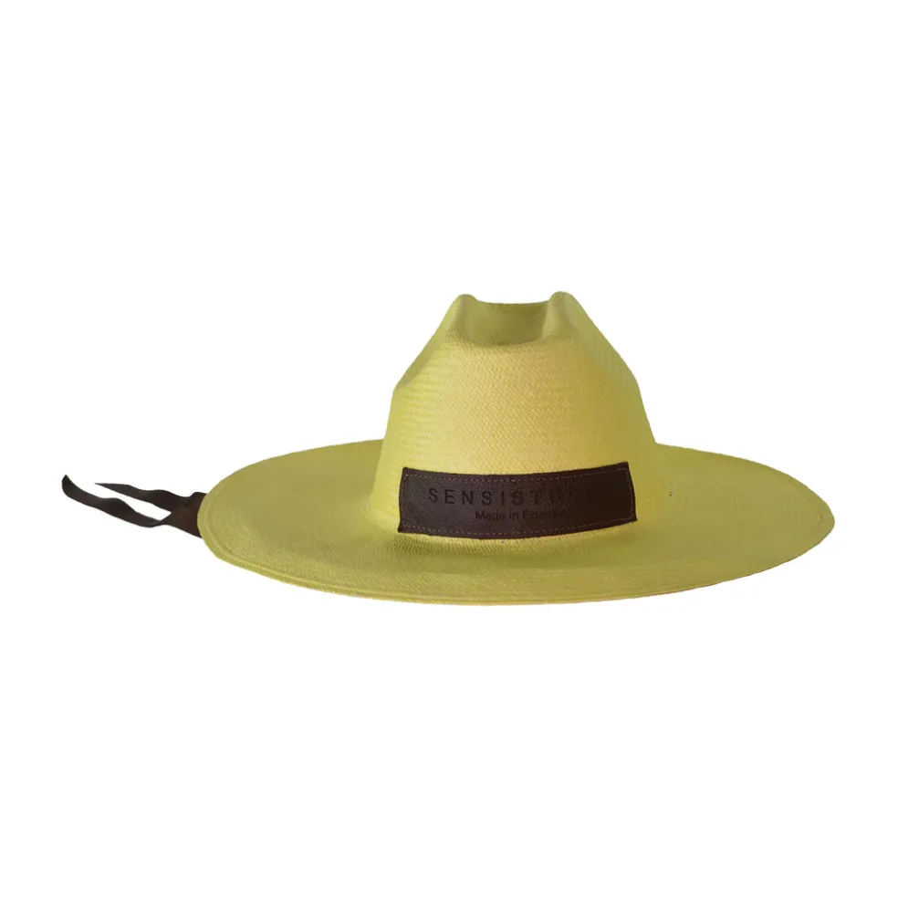 Llano Texas Long Brim With Ribbon and Leather Band