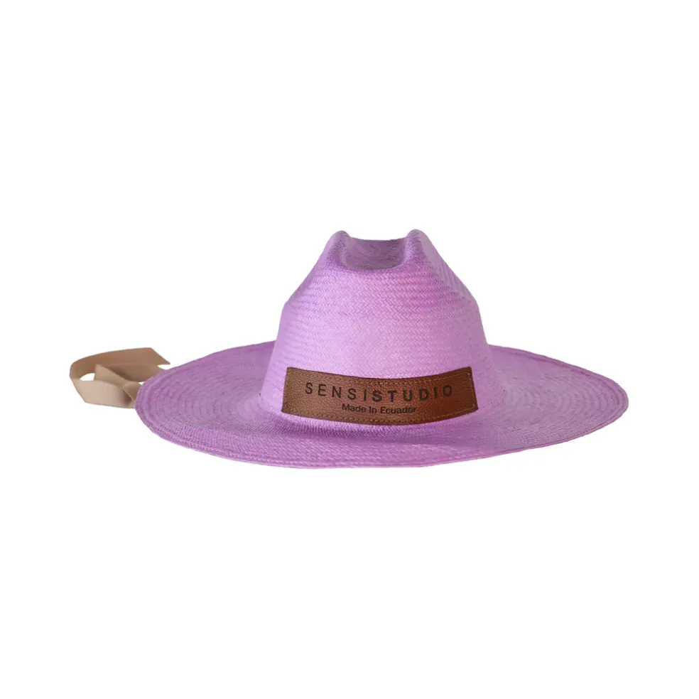 Llano Texas Long Brim With Ribbon and Leather Band