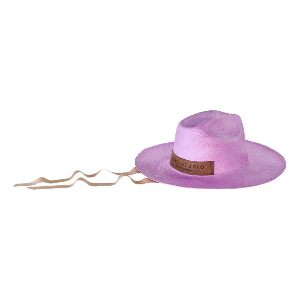 Llano Texas Long Brim With Ribbon and Leather Band