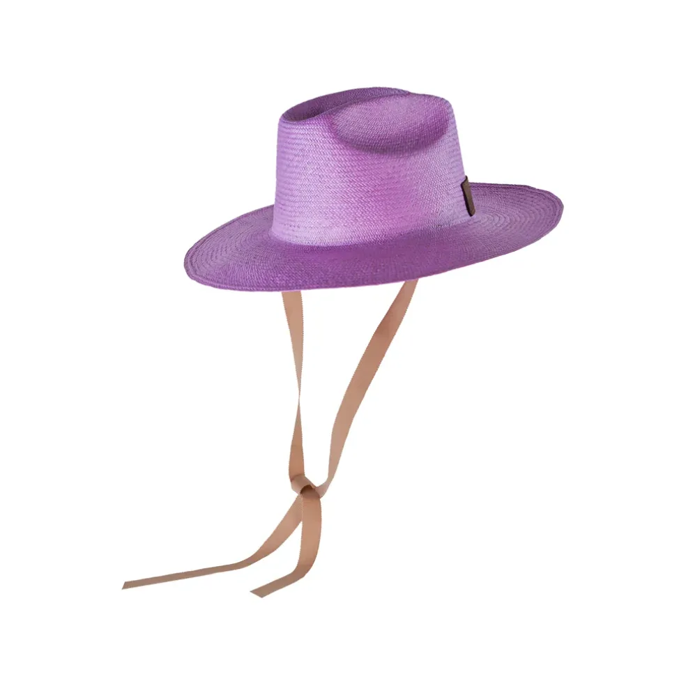 Llano Texas Long Brim With Ribbon and Leather Band