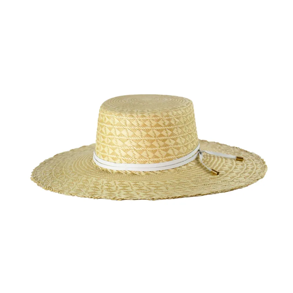 Mariposa Frayed Cordovan Long Brim