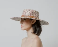 Mariposa Frayed Cordovan Long Brim