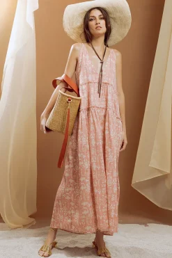 Maxi Canasta Straw Bag With Leather Handles And Removable Crossbody Leather Straps