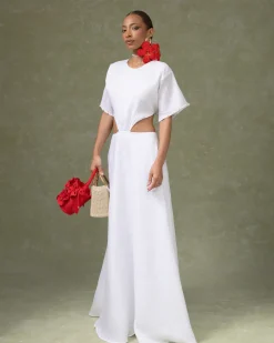 Maxi Cut Out Body Maxi Dress