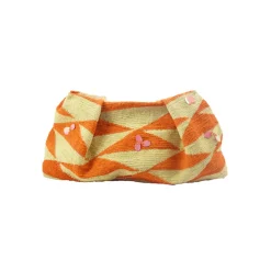 Maxi Sisal Pouch with Sequins