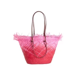 Medium Basket with Frayed Border