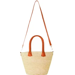 Medium Basket With Leather Handles