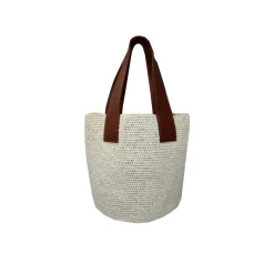 Medium "El viajero” Woven Straw Bag