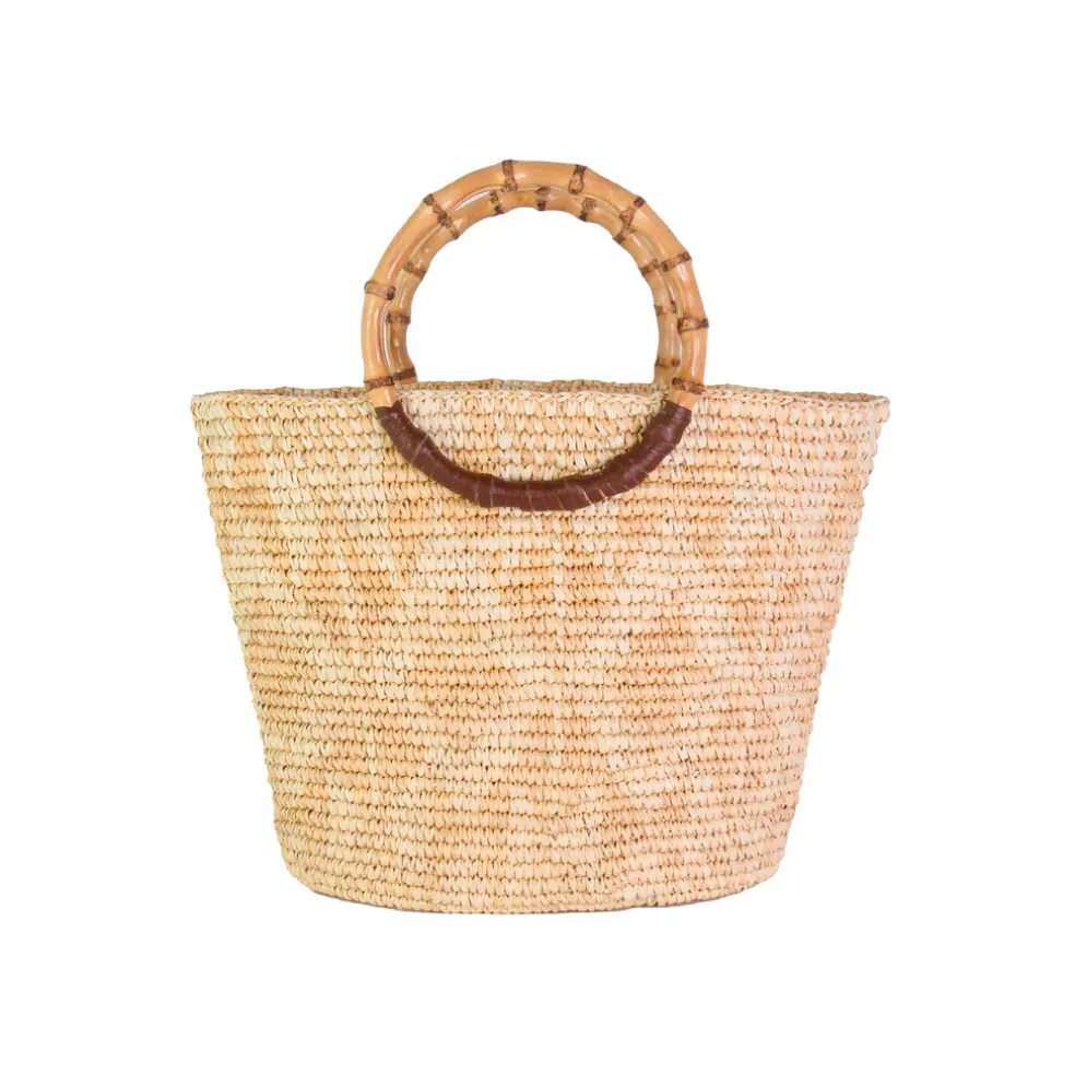 Medium Oval Patterned Bag