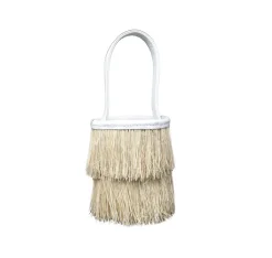 MINI FRAYED BUCKET BASKET