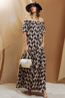 Off Shoulder Long Dress