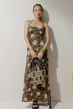 Open Back Long Dress