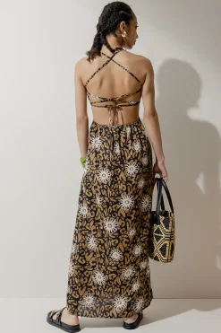 Open Back Long Dress