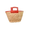 Open Weave Basket Bag