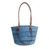 Open Weave Beach Basket Bag