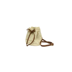 Open weave fanny pack mochila