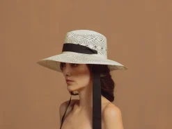 Open Weave Hat with Adjustable Band