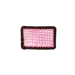 Open Weave Rectangular Placemat with coaster (Set of 2 Units)