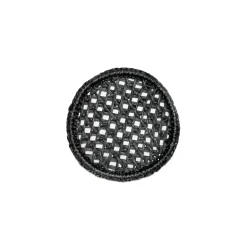 Open weave round Placemat with coaster (Set of 2 Units)
