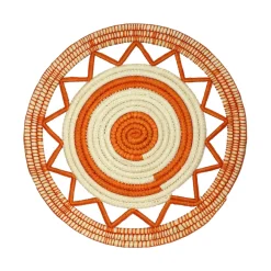 Open weave round Placemat (Set of 2 Units)