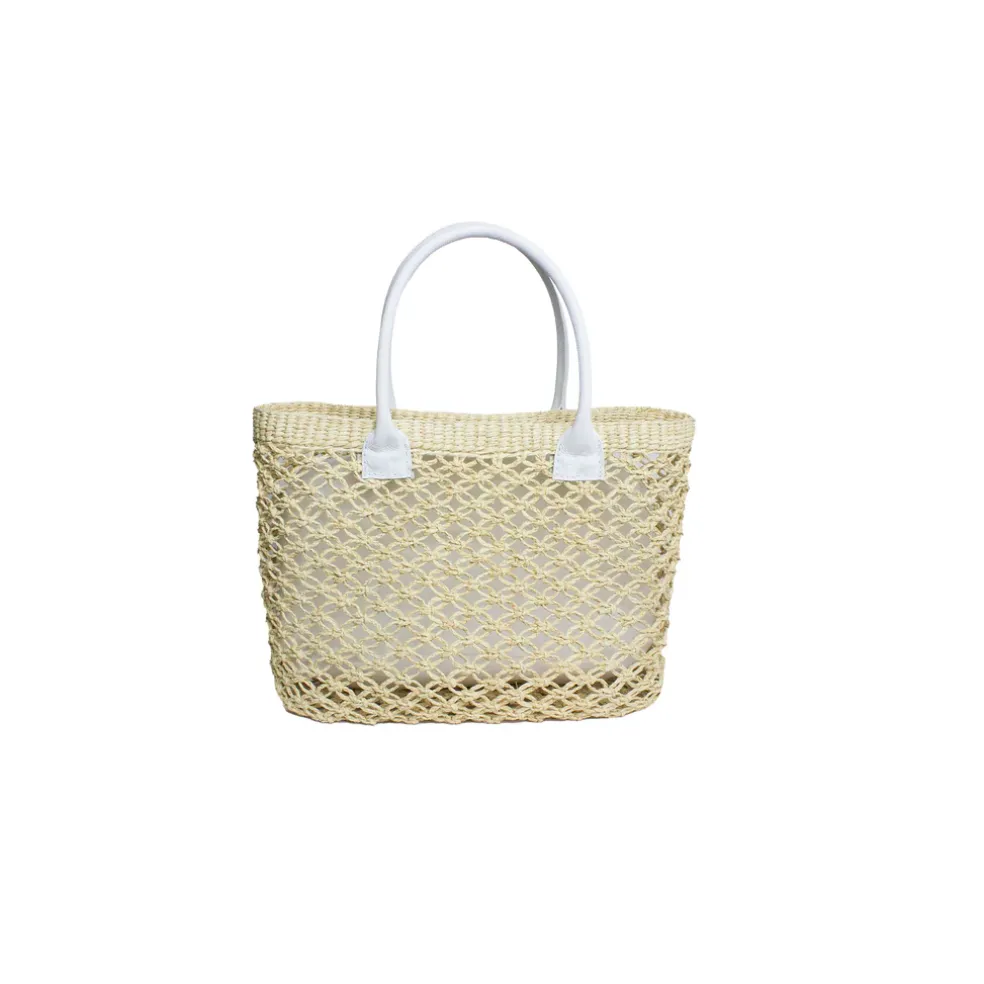 Open weave tote