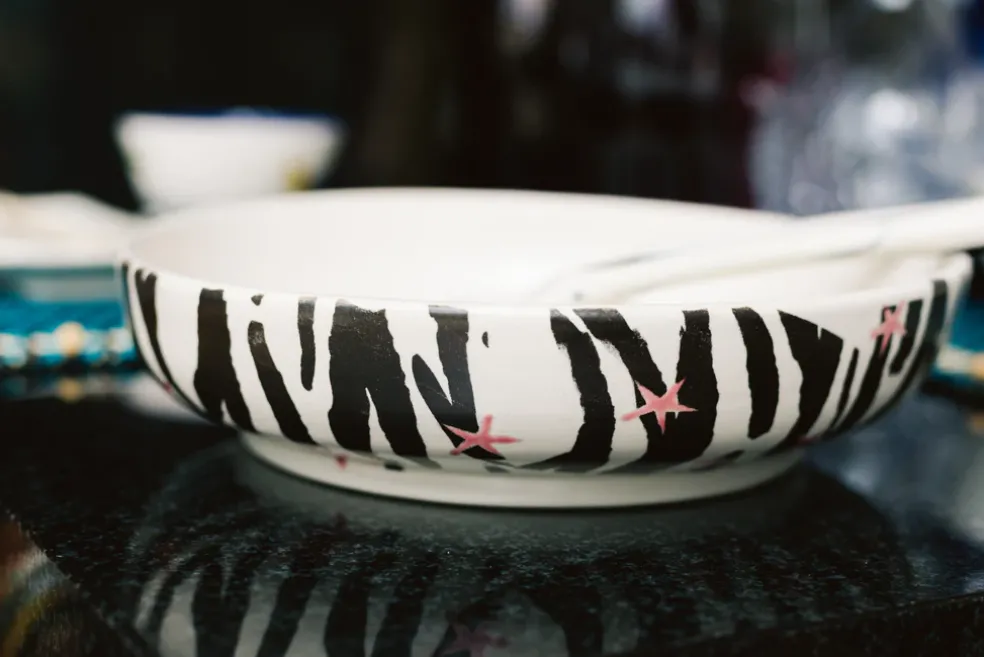 Organic Bowl “Estrellas y Zebra”