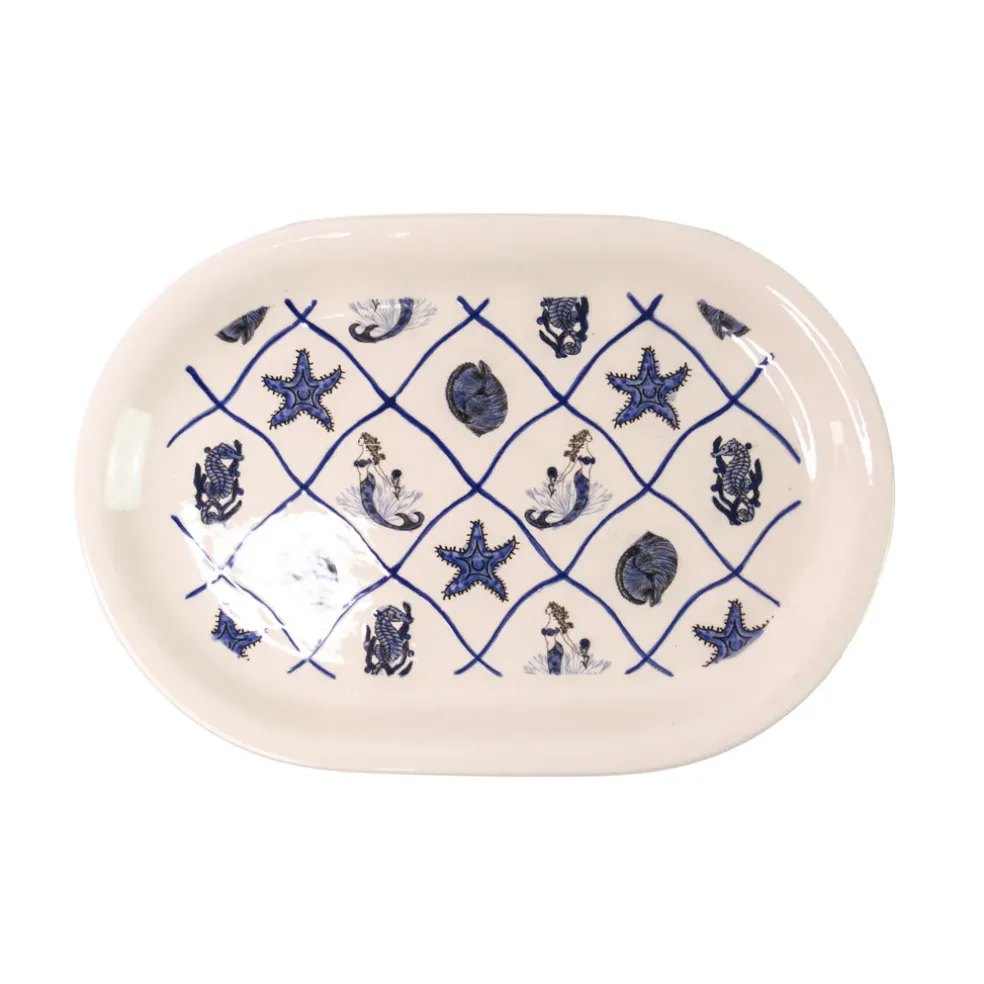 Oval Platter “Sirenas” (Set of 2)