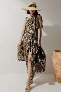 Pareo One Shoulder Dress