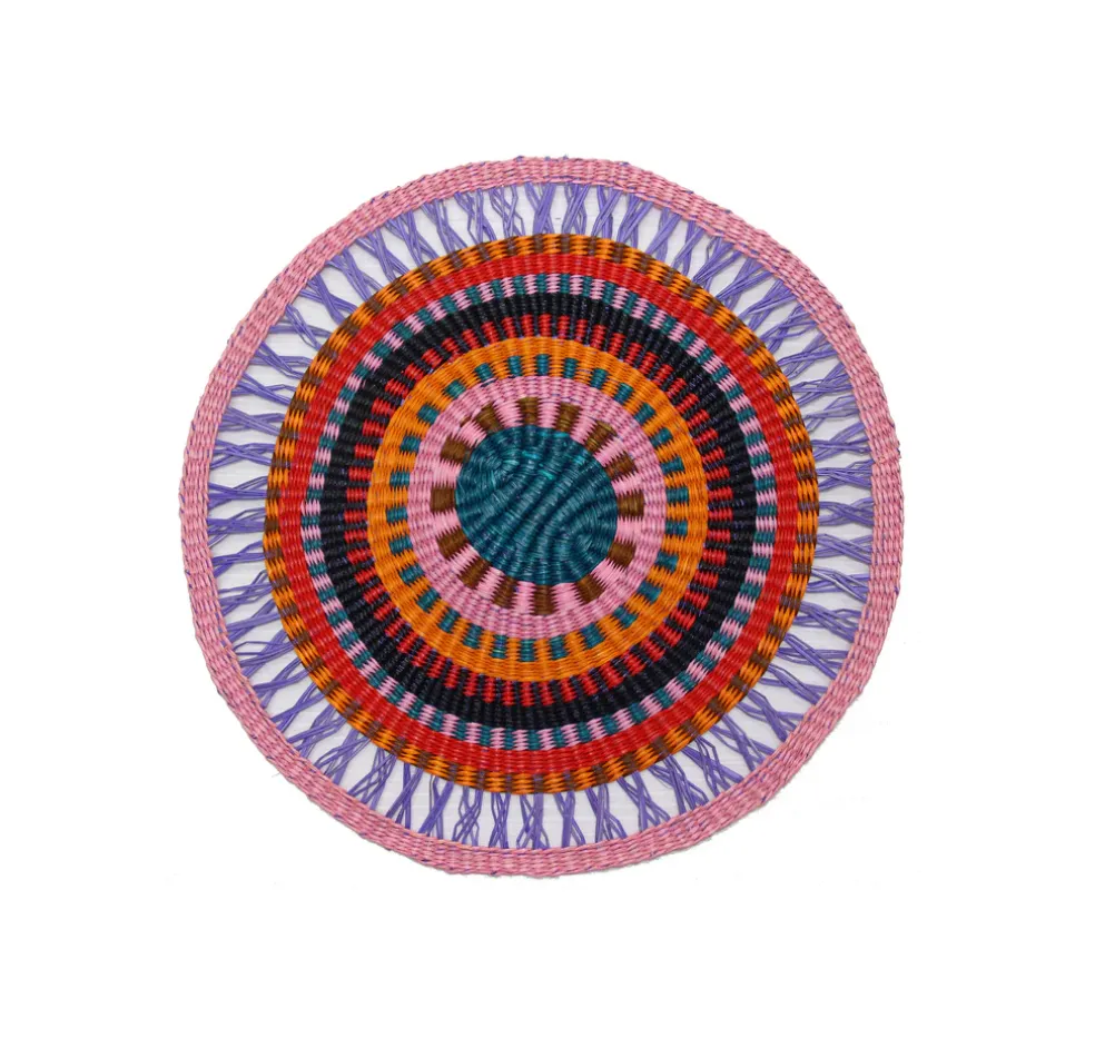 Round Placemat Shades of purple (Set of 2 Units)