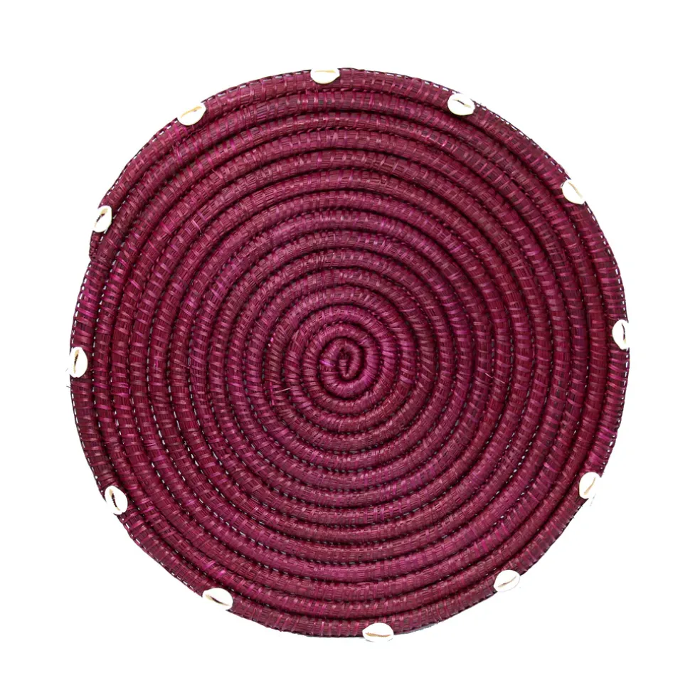 Round Placemat With Seashell (Set of 2 Units)