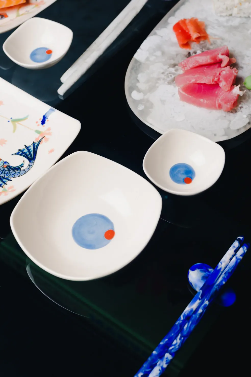 Sauce Bowl “Bosphorus Mermaid” 11x11 (Set of 4)