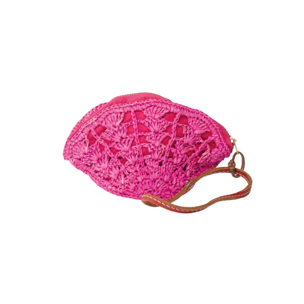 Seashell Charm & Coin Purse