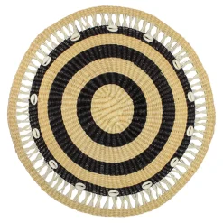 Seashells Embellished Round Placemat (Set of 2 Units)