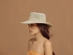 Seashells Hippie Hat with Wire Brim