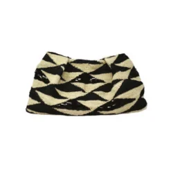 Sequin Sisal Medium Pouch