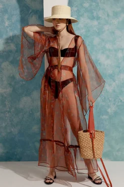 Sheer Maxi Robe
