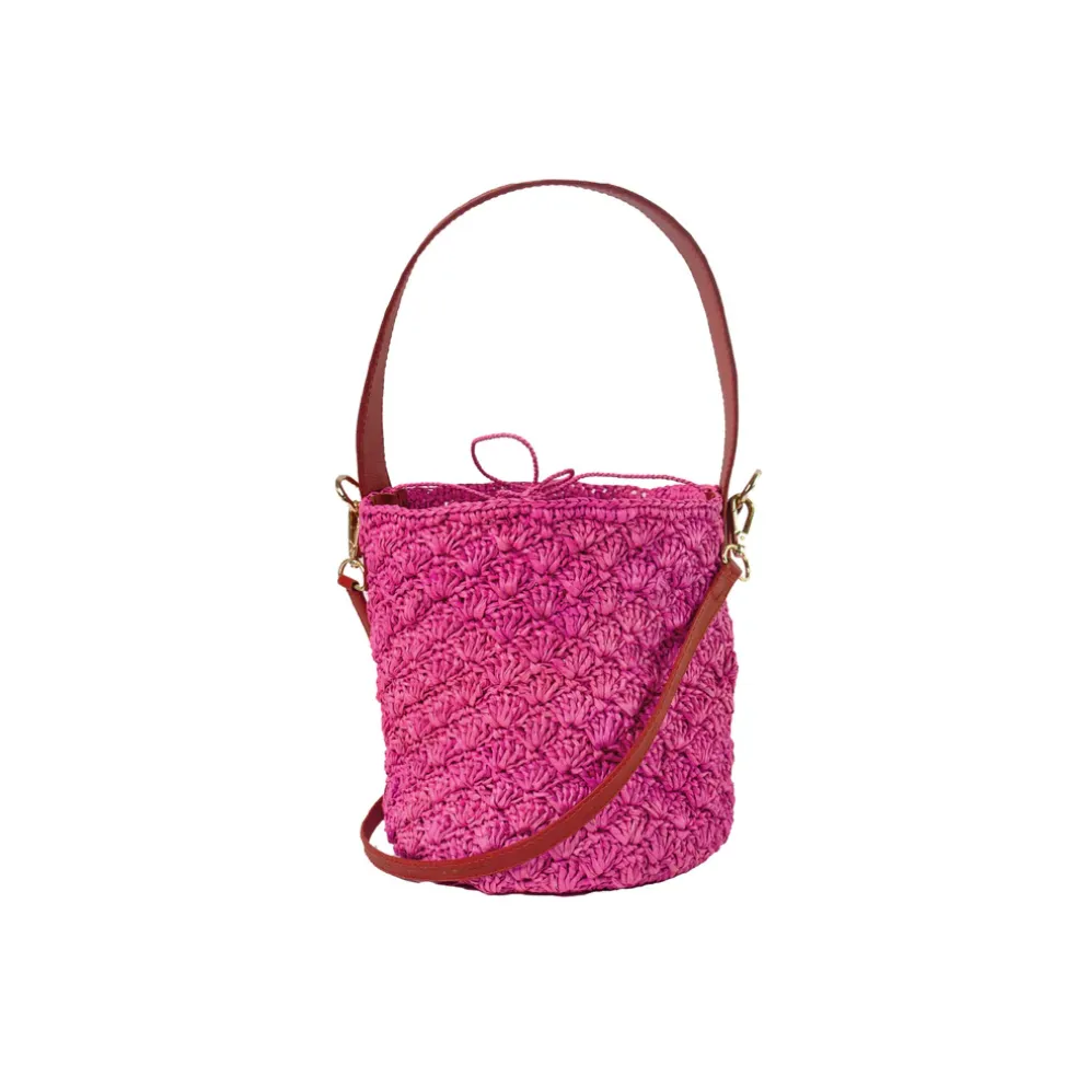 Soft Bucket With Leather Handles