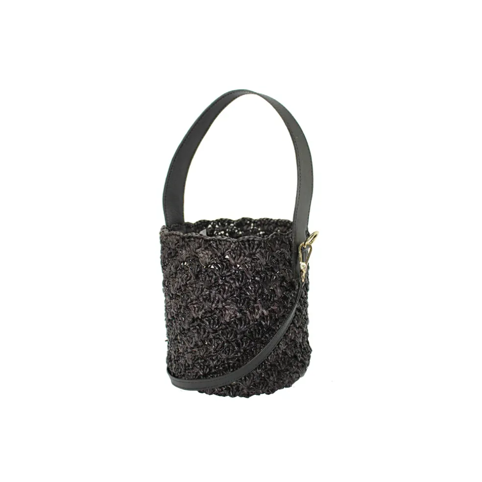 Soft Bucket With Leather Handles