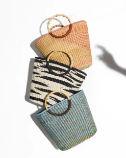 Straw Medium Tote Handbag