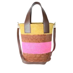 Tall color Block Basket