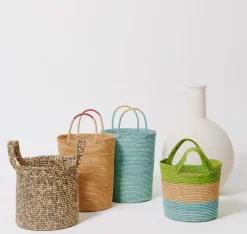 Tall Solid Beach Basket