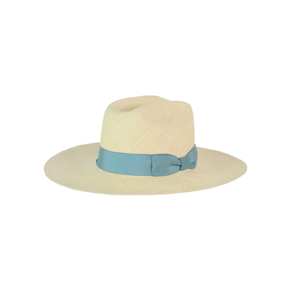 Texas Long Brim Hat With Italian Bow