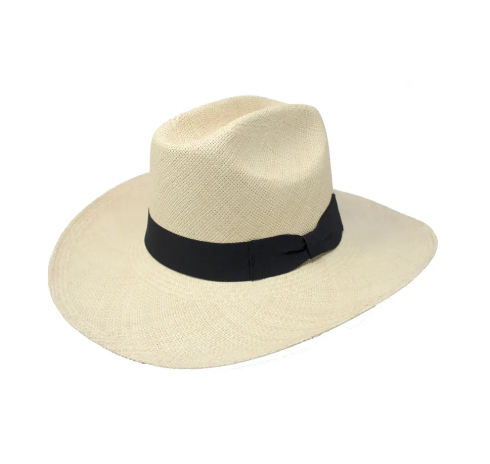 Texas Long Brim Hat With Italian Bow