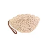 Thick Weave Seashell Clutch