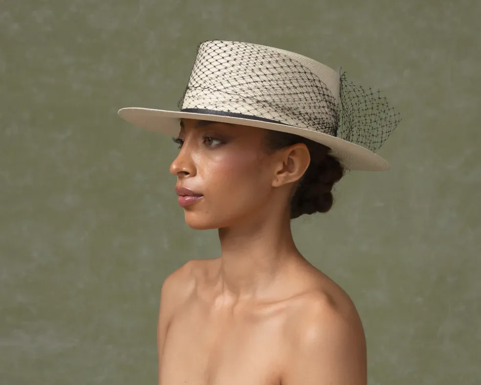 Tulle Cordovan Hat