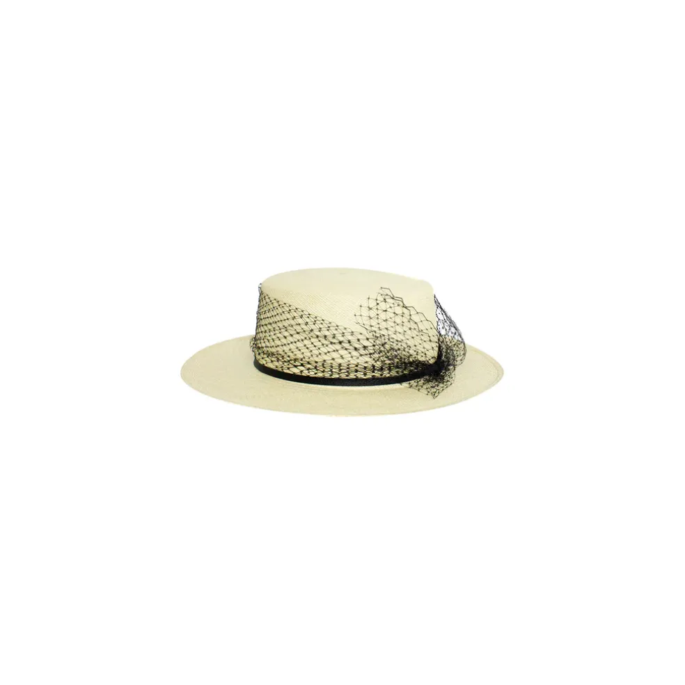 Tulle Cordovan Hat