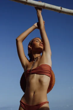 Twisted Bandeau Bikini top & bottom